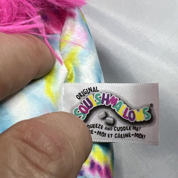 Squishmallows Easter Atlas Tie Dye Unicorn 8" Plush Toy - Picture 7 of 7
